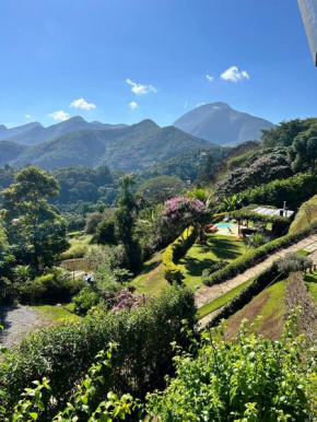 Casa com vista para montanhas em Itaipava